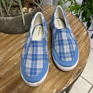 Grasshoppers light blue canvas sneakers